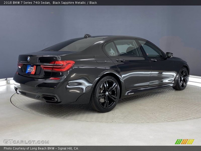 Black Sapphire Metallic / Black 2018 BMW 7 Series 740i Sedan