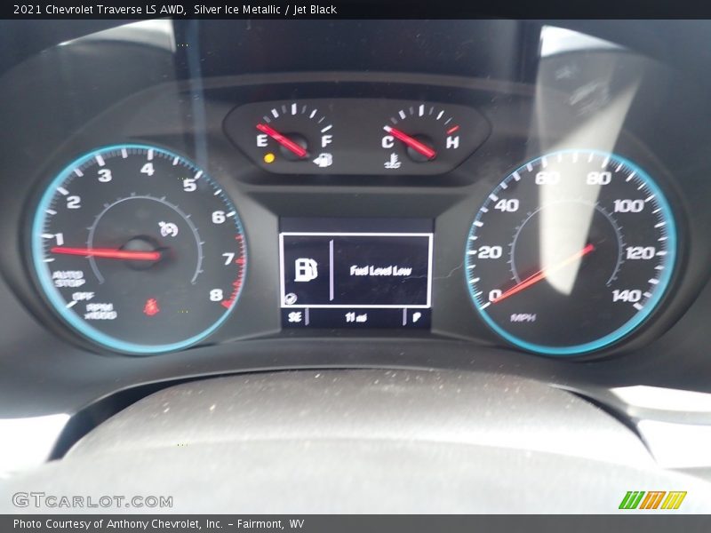 Silver Ice Metallic / Jet Black 2021 Chevrolet Traverse LS AWD