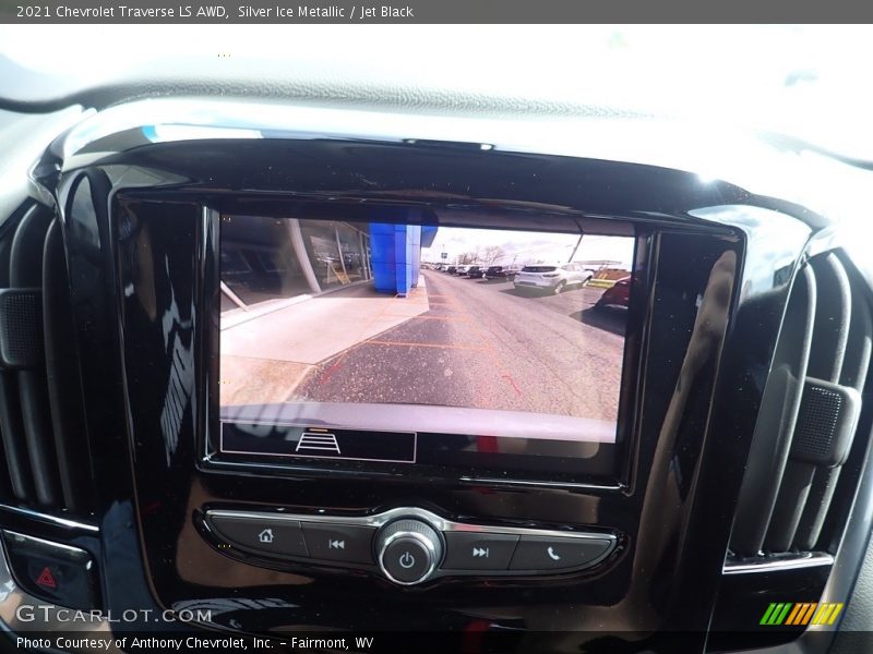 Silver Ice Metallic / Jet Black 2021 Chevrolet Traverse LS AWD