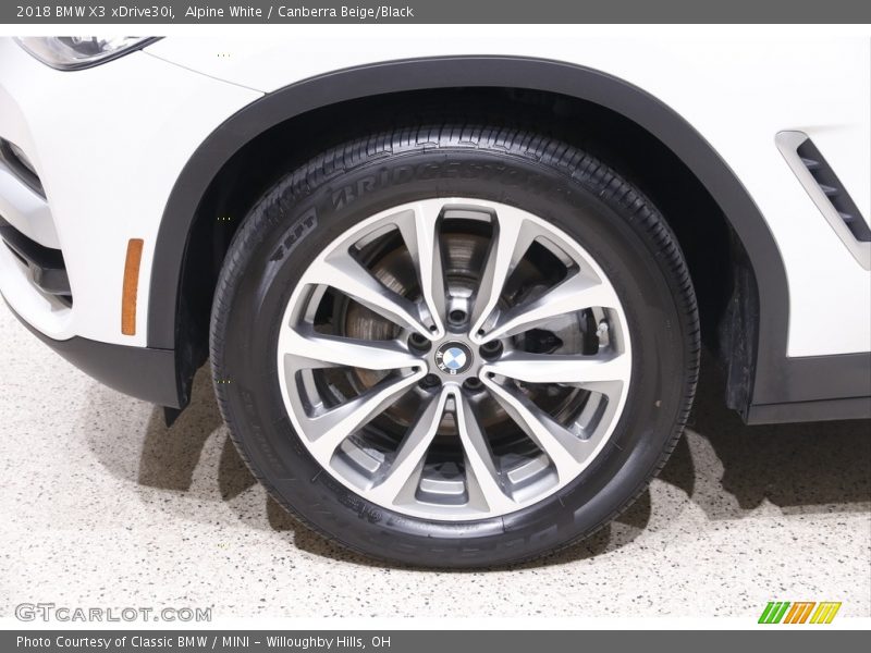 Alpine White / Canberra Beige/Black 2018 BMW X3 xDrive30i