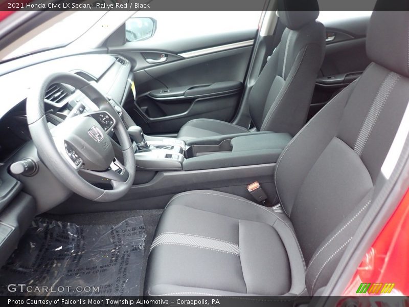 Front Seat of 2021 Civic LX Sedan
