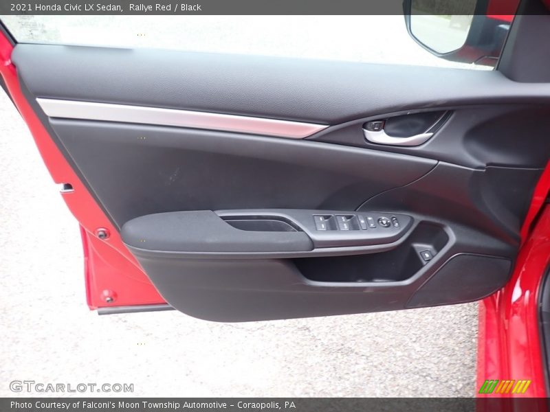 Rallye Red / Black 2021 Honda Civic LX Sedan