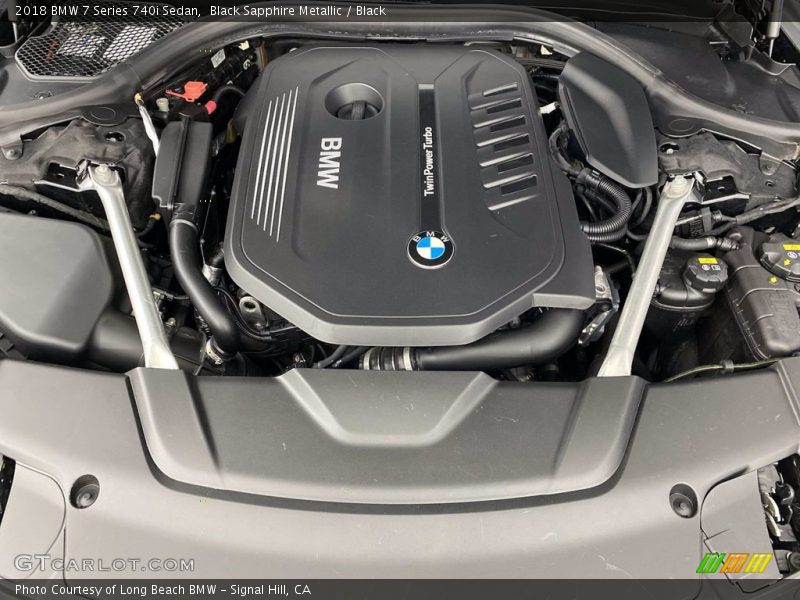 Black Sapphire Metallic / Black 2018 BMW 7 Series 740i Sedan
