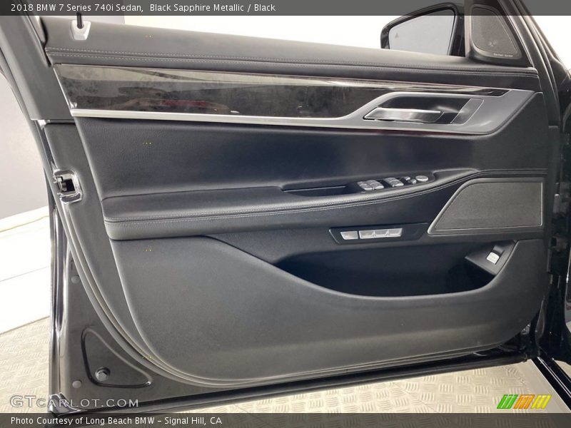 Black Sapphire Metallic / Black 2018 BMW 7 Series 740i Sedan