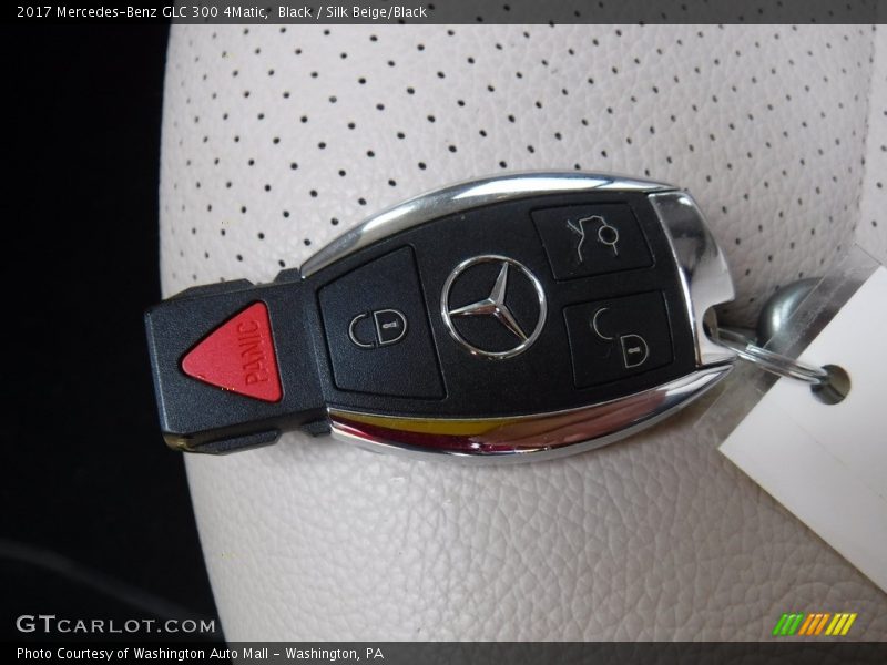 Black / Silk Beige/Black 2017 Mercedes-Benz GLC 300 4Matic