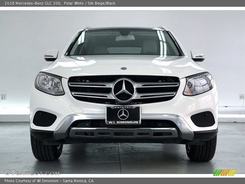 Polar White / Silk Beige/Black 2018 Mercedes-Benz GLC 300