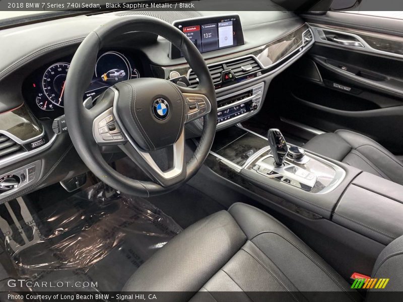 Black Sapphire Metallic / Black 2018 BMW 7 Series 740i Sedan