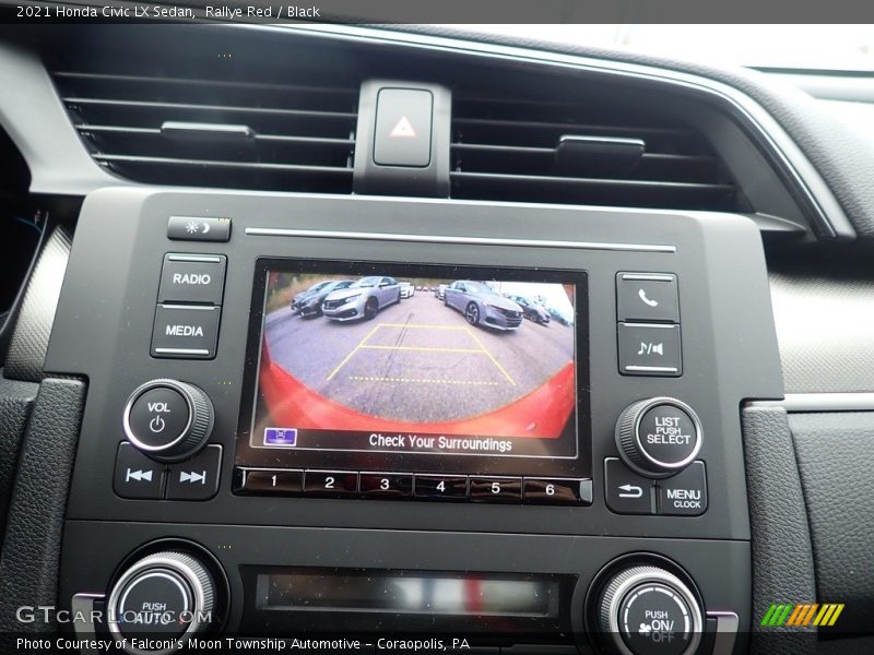 Rallye Red / Black 2021 Honda Civic LX Sedan