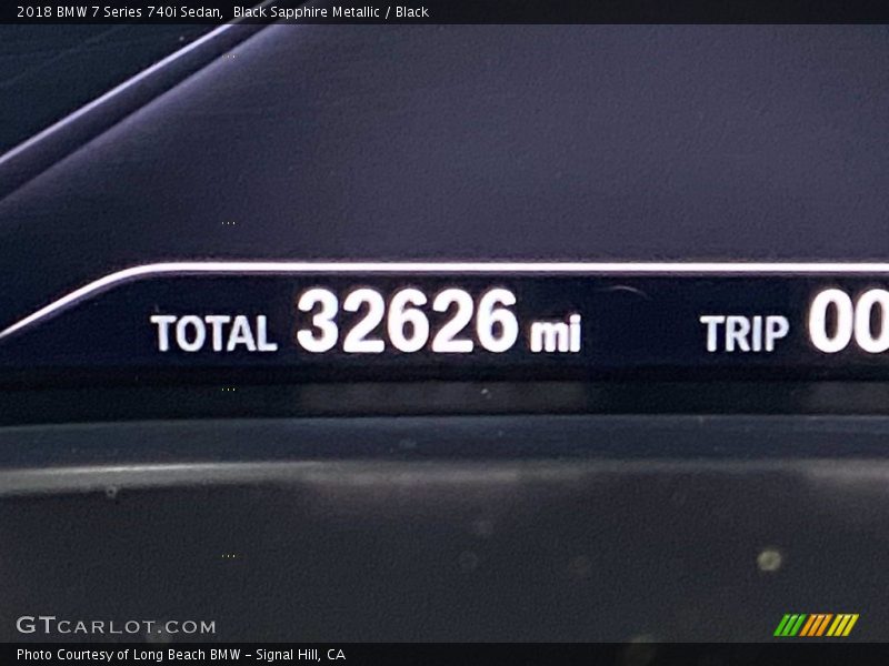 Black Sapphire Metallic / Black 2018 BMW 7 Series 740i Sedan