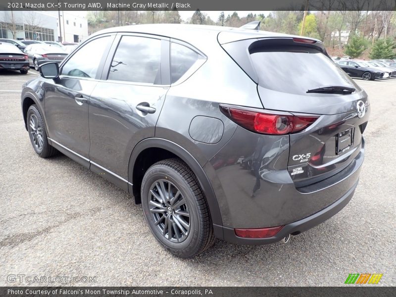Machine Gray Metallic / Black 2021 Mazda CX-5 Touring AWD