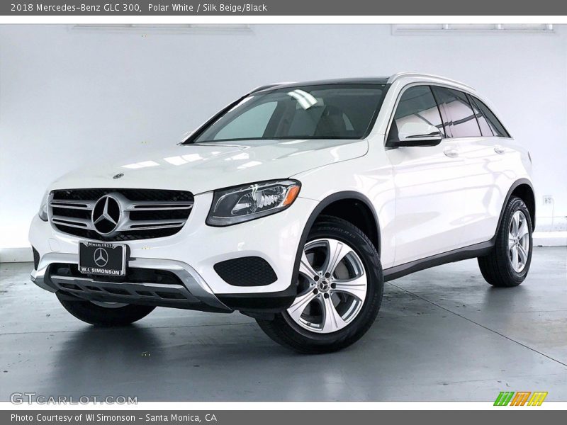 Polar White / Silk Beige/Black 2018 Mercedes-Benz GLC 300