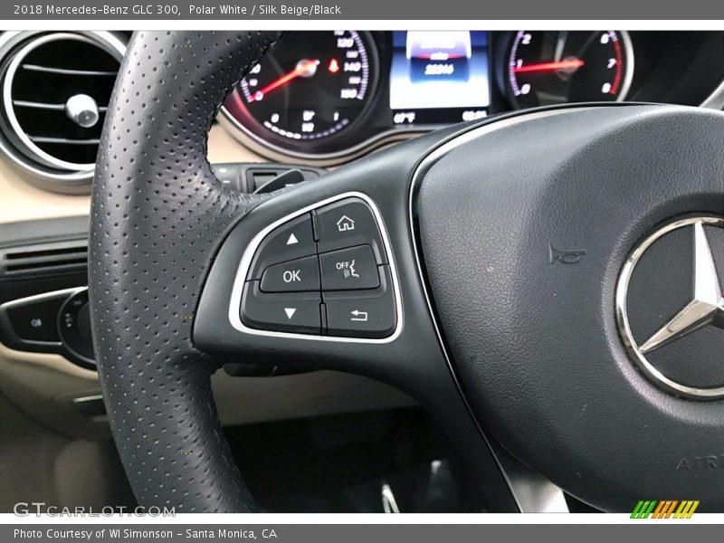 Polar White / Silk Beige/Black 2018 Mercedes-Benz GLC 300