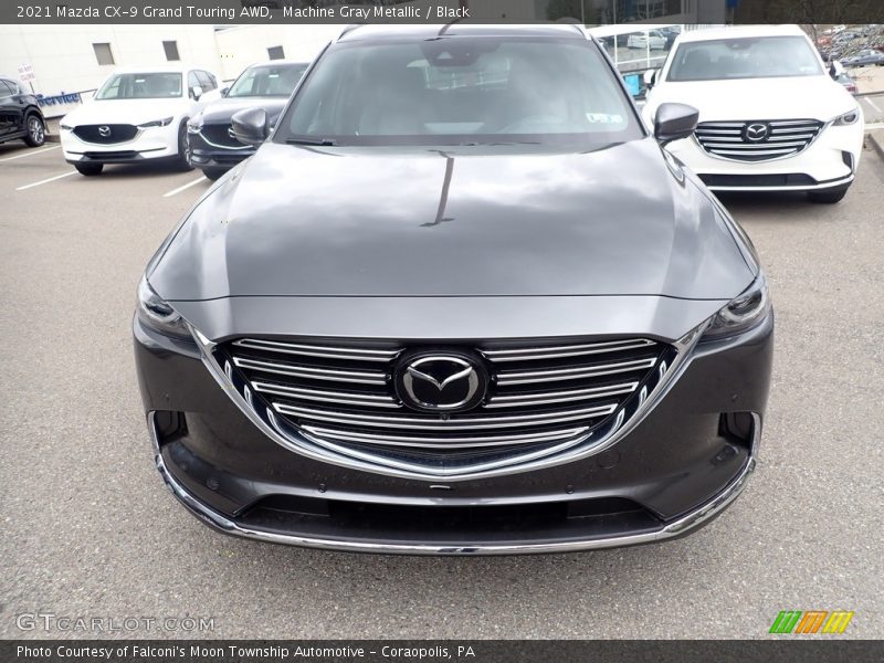 Machine Gray Metallic / Black 2021 Mazda CX-9 Grand Touring AWD