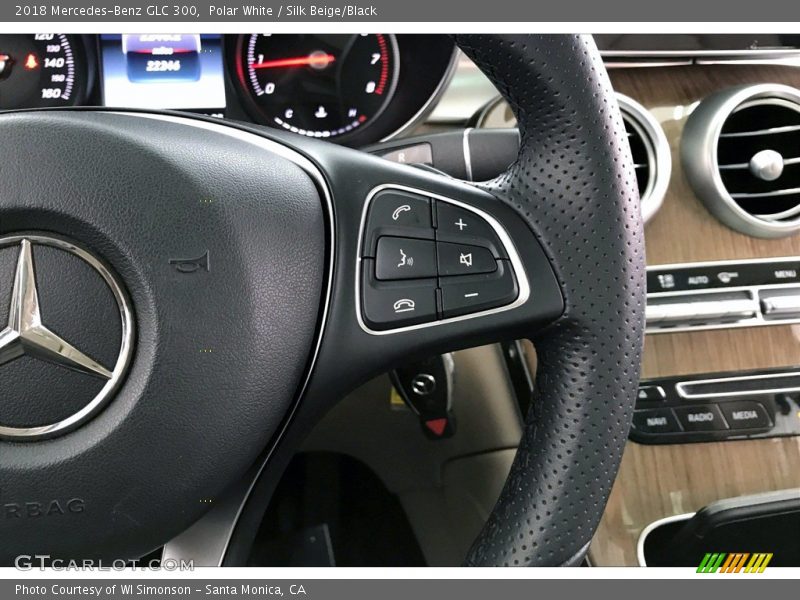 Polar White / Silk Beige/Black 2018 Mercedes-Benz GLC 300