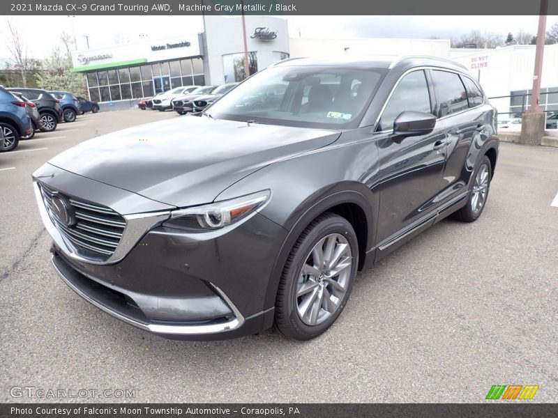 Machine Gray Metallic / Black 2021 Mazda CX-9 Grand Touring AWD