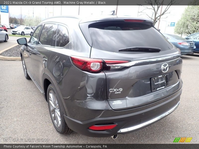 Machine Gray Metallic / Black 2021 Mazda CX-9 Grand Touring AWD