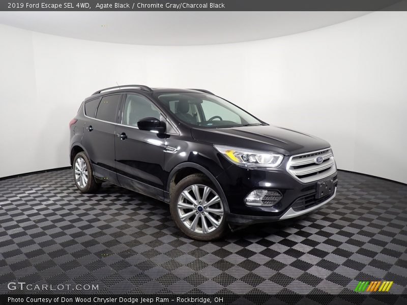 Agate Black / Chromite Gray/Charcoal Black 2019 Ford Escape SEL 4WD