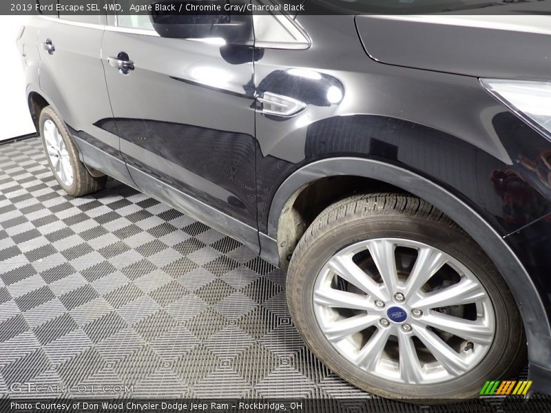 Agate Black / Chromite Gray/Charcoal Black 2019 Ford Escape SEL 4WD