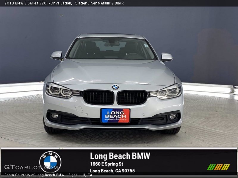 Glacier Silver Metallic / Black 2018 BMW 3 Series 320i xDrive Sedan