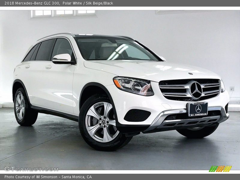 Polar White / Silk Beige/Black 2018 Mercedes-Benz GLC 300