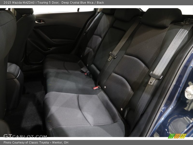 Deep Crystal Blue Mica / Black 2015 Mazda MAZDA3 i Touring 5 Door