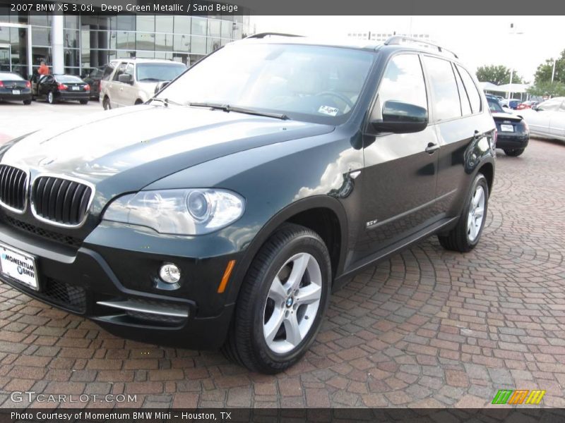 Deep Green Metallic / Sand Beige 2007 BMW X5 3.0si
