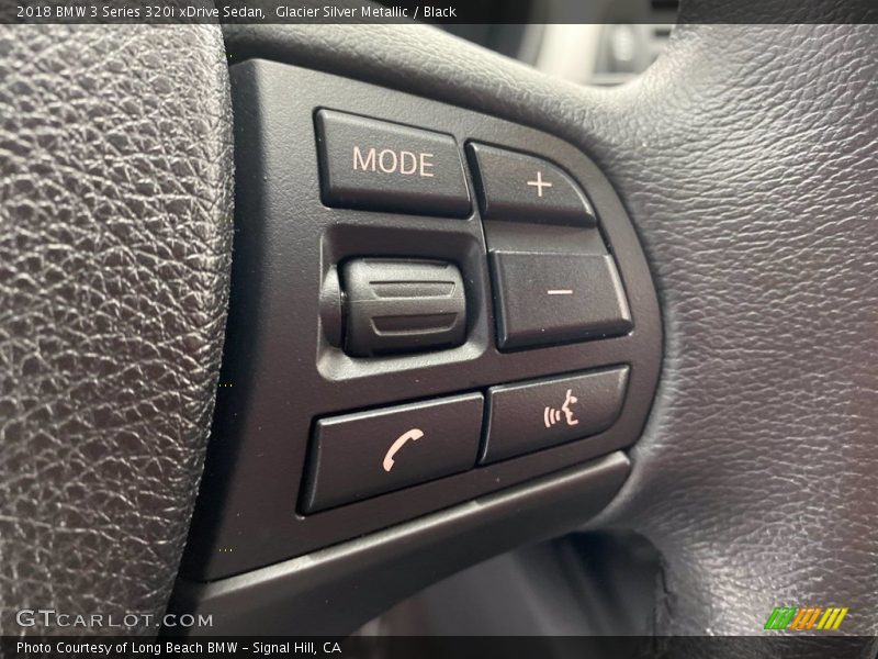 Glacier Silver Metallic / Black 2018 BMW 3 Series 320i xDrive Sedan