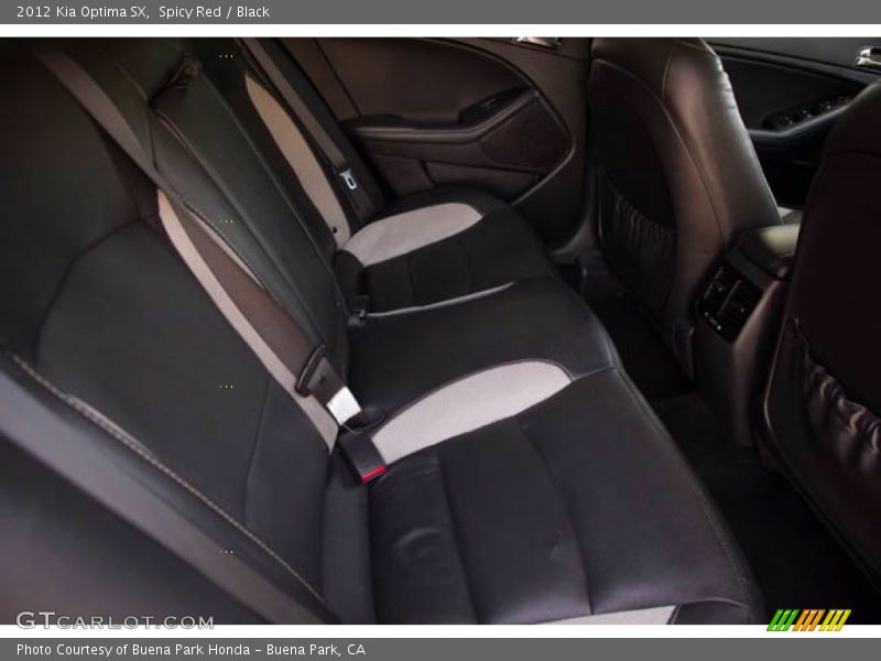 Spicy Red / Black 2012 Kia Optima SX