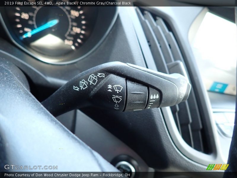 Agate Black / Chromite Gray/Charcoal Black 2019 Ford Escape SEL 4WD