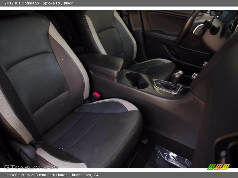 Spicy Red / Black 2012 Kia Optima SX