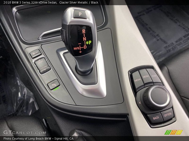 Glacier Silver Metallic / Black 2018 BMW 3 Series 320i xDrive Sedan