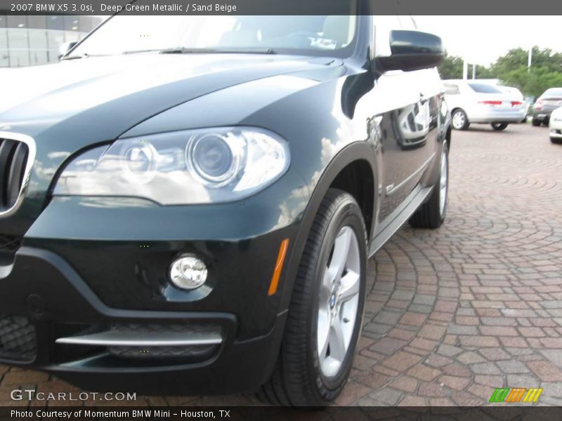 Deep Green Metallic / Sand Beige 2007 BMW X5 3.0si