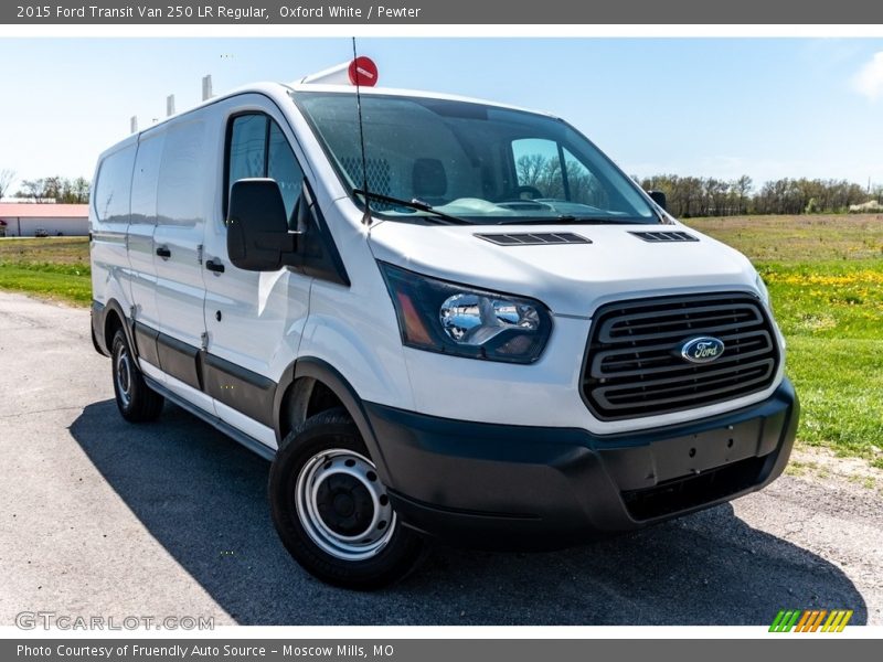 Oxford White / Pewter 2015 Ford Transit Van 250 LR Regular