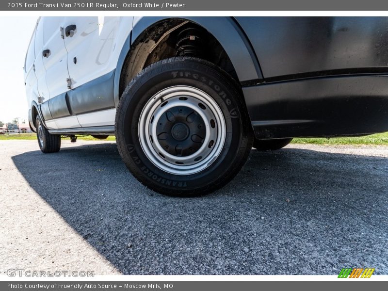 Oxford White / Pewter 2015 Ford Transit Van 250 LR Regular