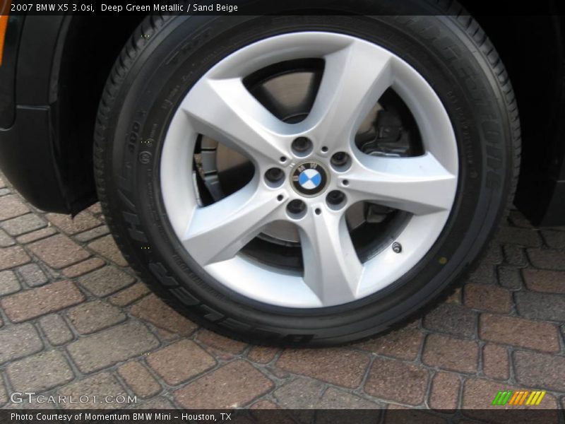 Deep Green Metallic / Sand Beige 2007 BMW X5 3.0si