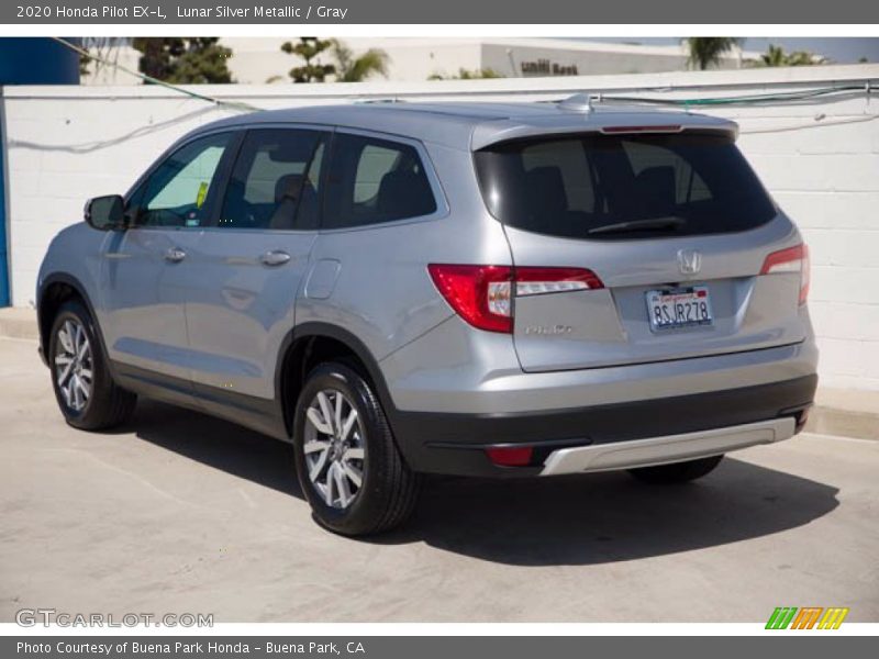 Lunar Silver Metallic / Gray 2020 Honda Pilot EX-L