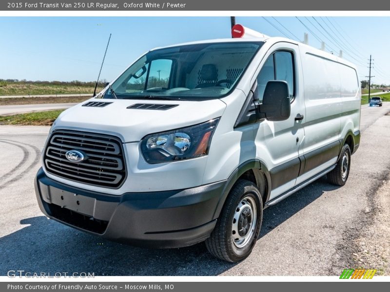Oxford White / Pewter 2015 Ford Transit Van 250 LR Regular