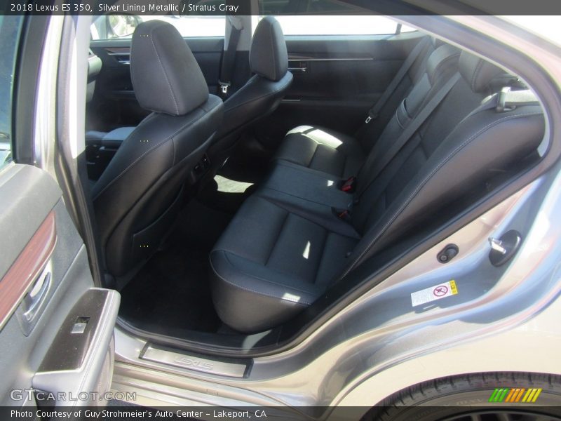 Silver Lining Metallic / Stratus Gray 2018 Lexus ES 350