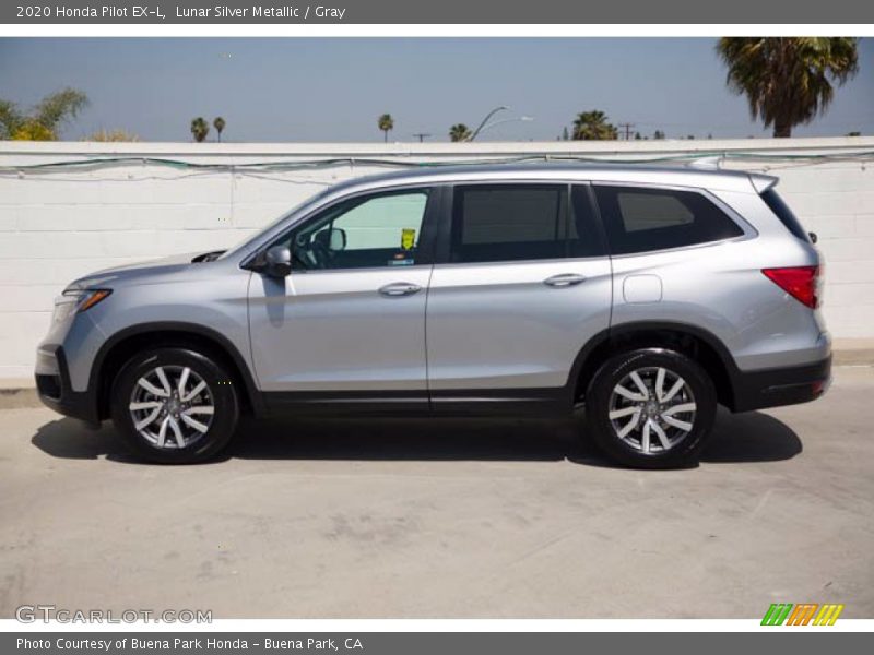 Lunar Silver Metallic / Gray 2020 Honda Pilot EX-L