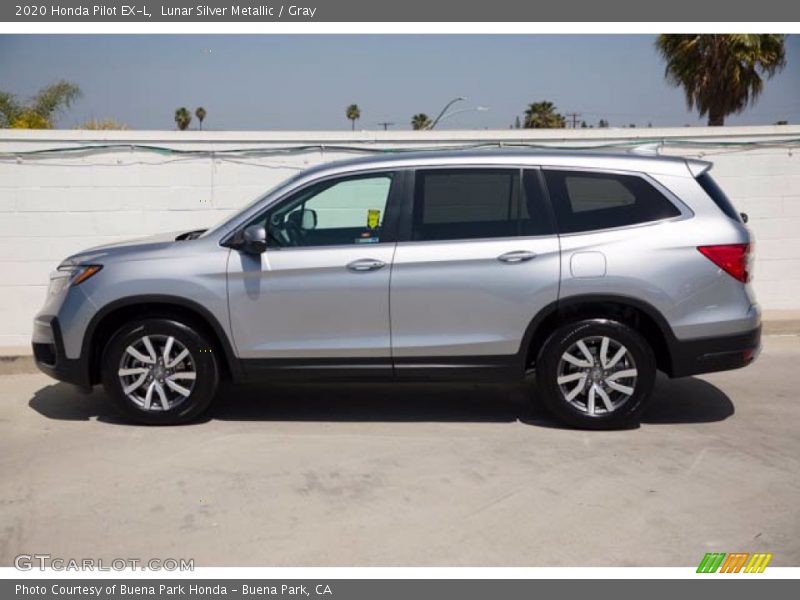 Lunar Silver Metallic / Gray 2020 Honda Pilot EX-L