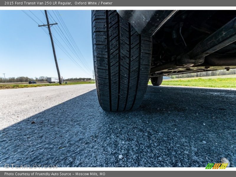 Oxford White / Pewter 2015 Ford Transit Van 250 LR Regular