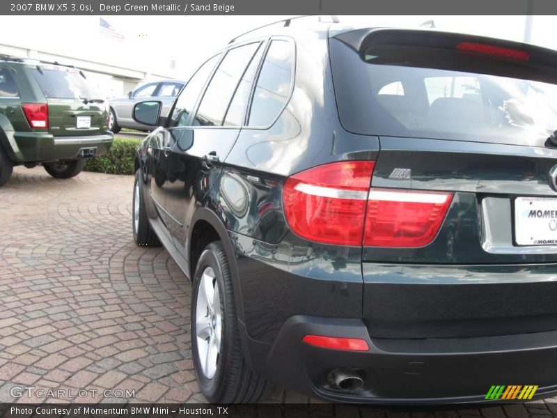 Deep Green Metallic / Sand Beige 2007 BMW X5 3.0si