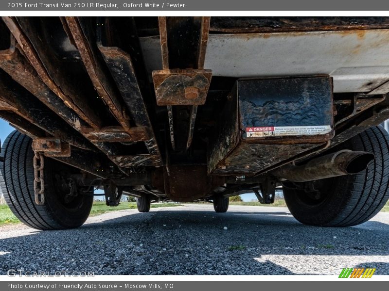 Oxford White / Pewter 2015 Ford Transit Van 250 LR Regular