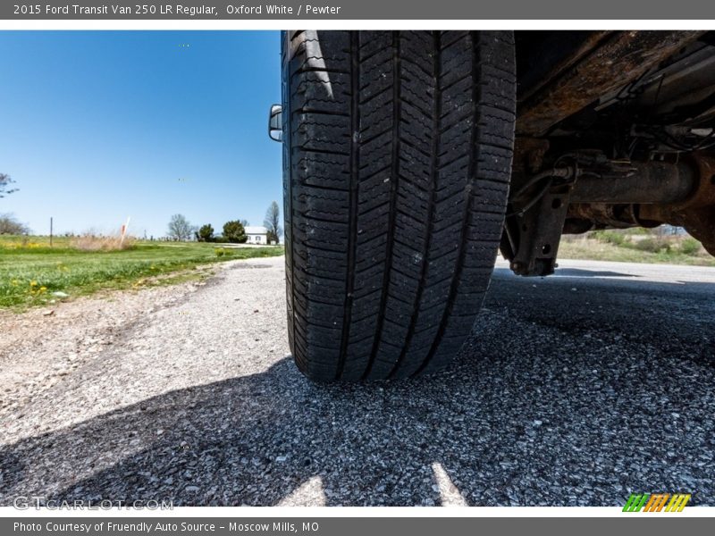 Oxford White / Pewter 2015 Ford Transit Van 250 LR Regular