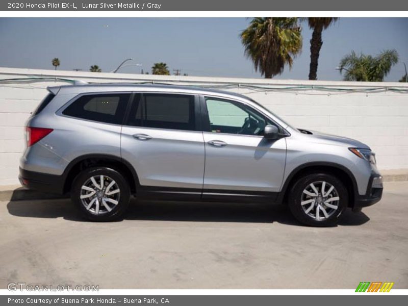 Lunar Silver Metallic / Gray 2020 Honda Pilot EX-L