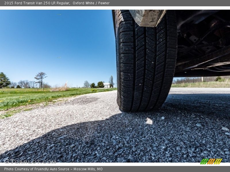 Oxford White / Pewter 2015 Ford Transit Van 250 LR Regular