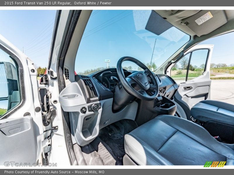 Oxford White / Pewter 2015 Ford Transit Van 250 LR Regular
