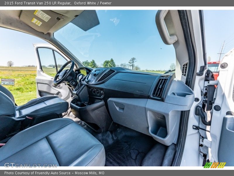 Oxford White / Pewter 2015 Ford Transit Van 250 LR Regular
