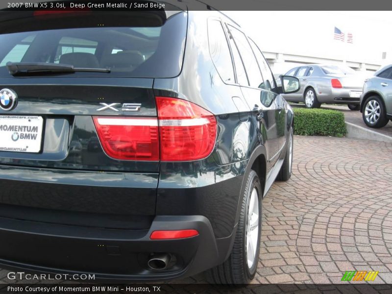 Deep Green Metallic / Sand Beige 2007 BMW X5 3.0si