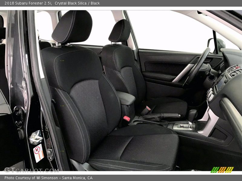 Crystal Black Silica / Black 2018 Subaru Forester 2.5i